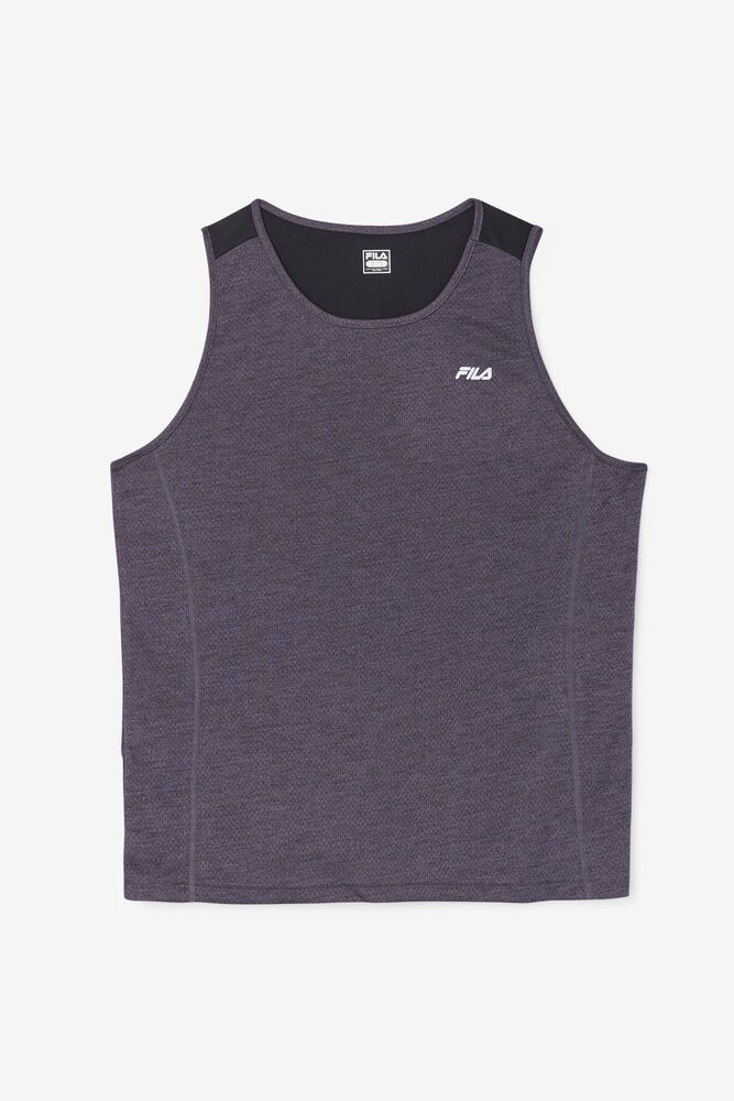 Fila Calliope Tank Grey T-Shirt Mens - NZ 08456-TKVH